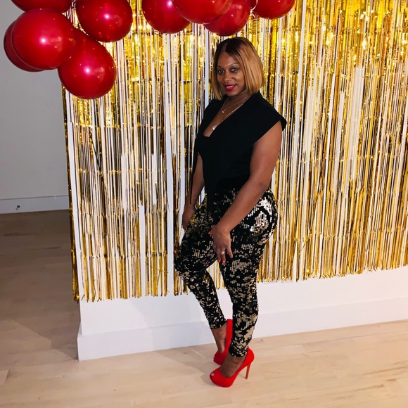 High heel peep toe! I would say these are about 5 inches high. - Picture 5 of 5